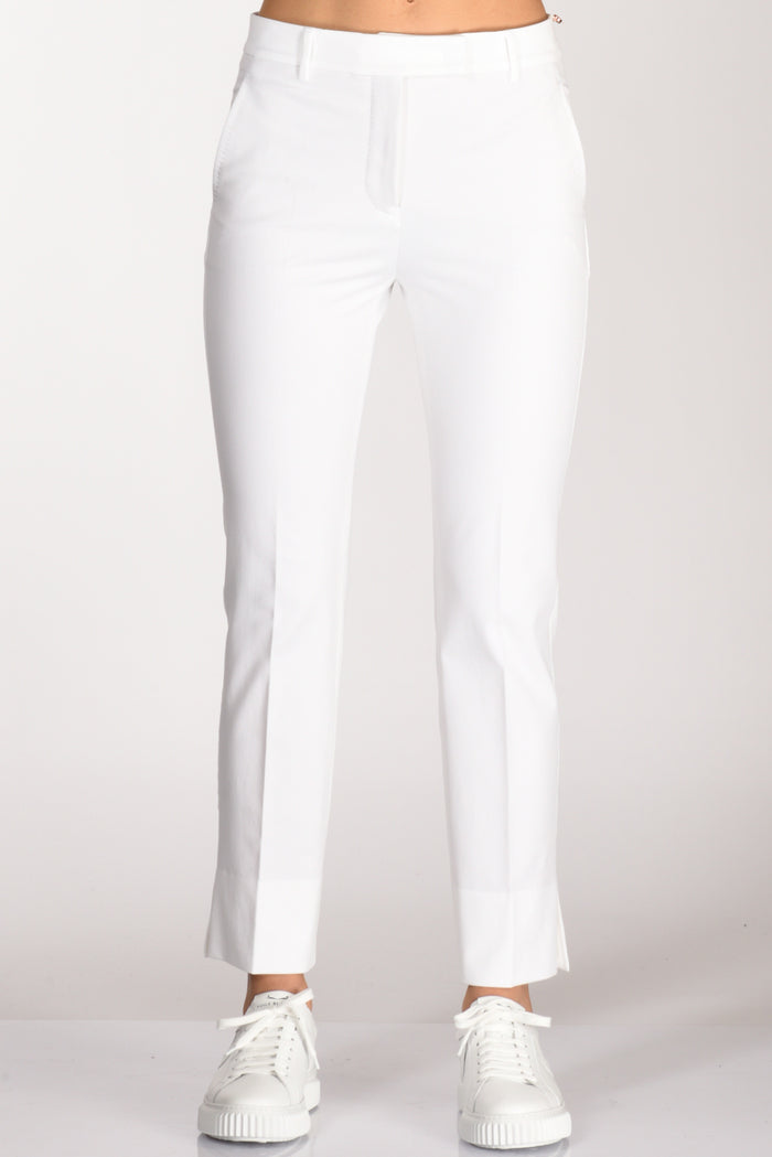 Incotex Slowear Pantalone Kimama Bianco Naturale Donna - 5