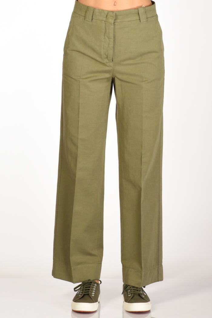 Incotex Slowear Pantalone E Verde Salvia Donna - 3
