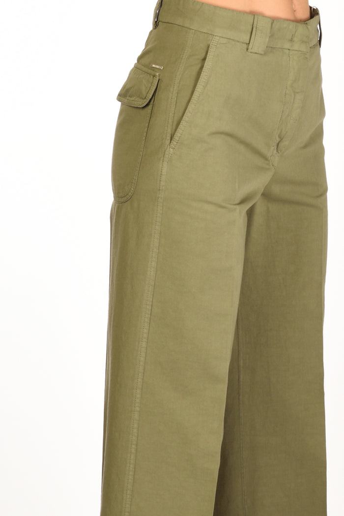 Incotex Slowear Pantalone E Verde Salvia Donna - 4