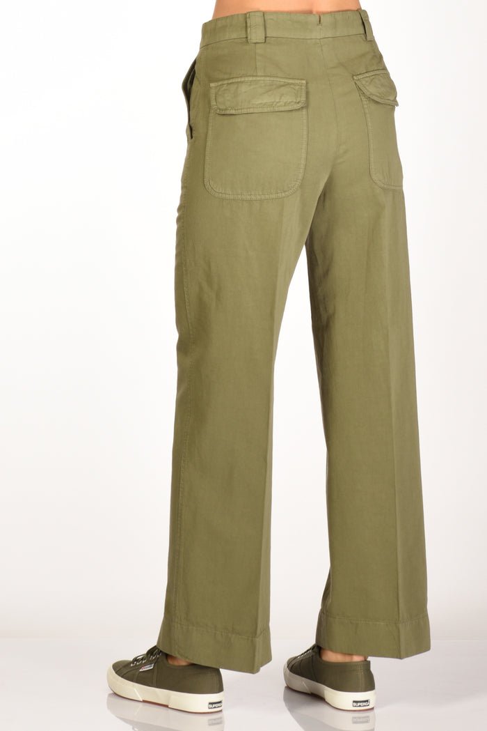Incotex Slowear Pantalone E Verde Salvia Donna - 6