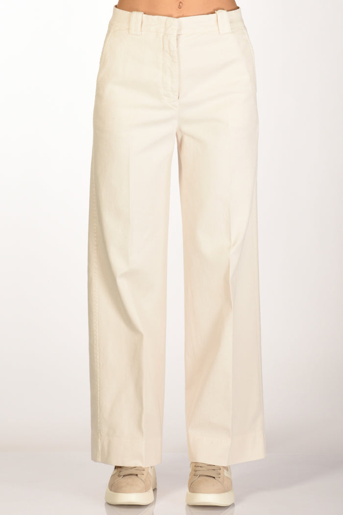 Incotex Slowear Pantalone Elys Bianco Naturale Donna - 3