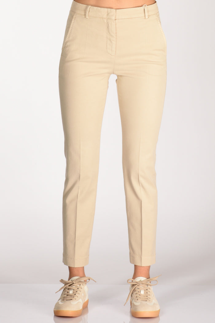 Incotex Slowear Pantalone Leyre Beige Scuro Donna - 3