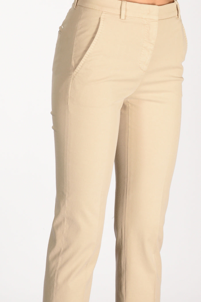 Incotex Slowear Pantalone Leyre Beige Scuro Donna - 4