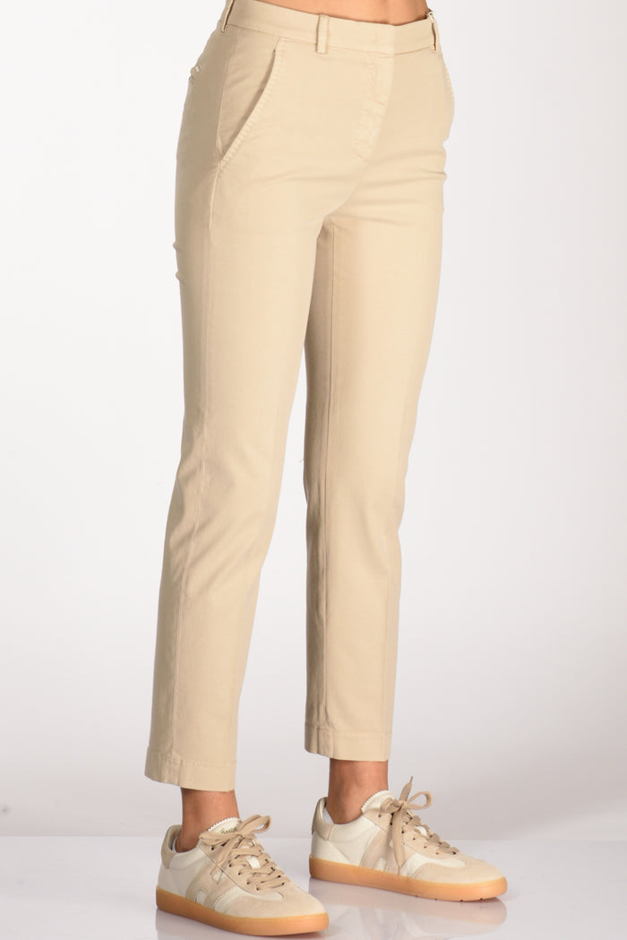 Incotex Slowear Pantalone Leyre Beige Scuro Donna - 5