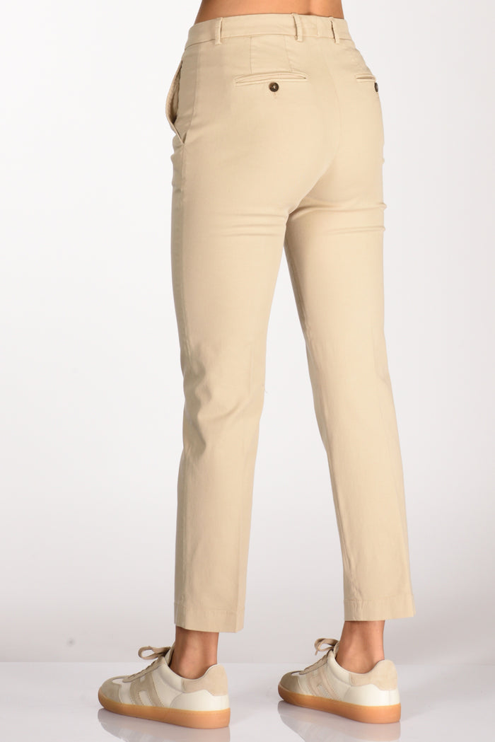 Incotex Slowear Pantalone Leyre Beige Scuro Donna - 6