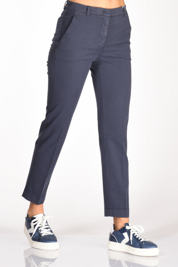 Incotex Slowear Pantalone Leyre Blu Donna