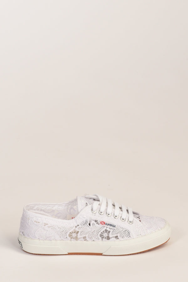 Superga Sneakers Macrame Bianco Donna