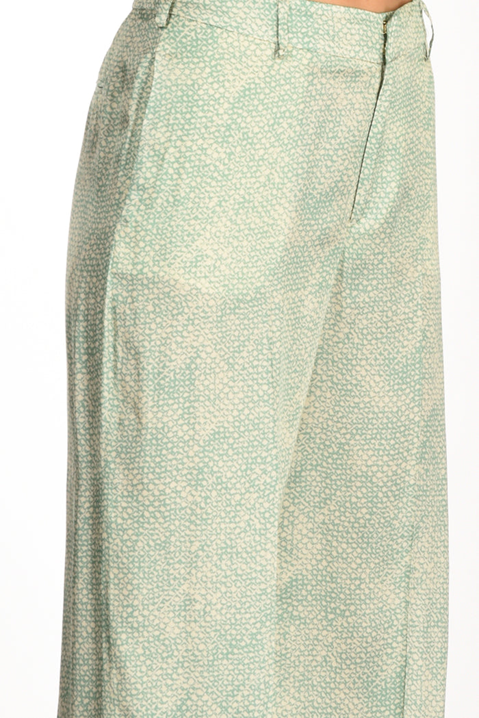 Pt Torino Pantalone L Verde/beige Donna - 4