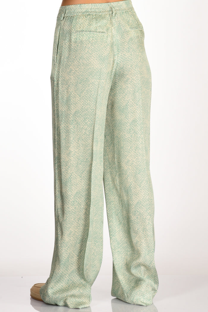 Pt Torino Pantalone L Verde/beige Donna - 6