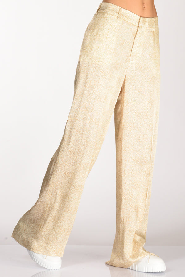 Pt Torino Pantalone L Beige Scuro/beige Chiaro Donna