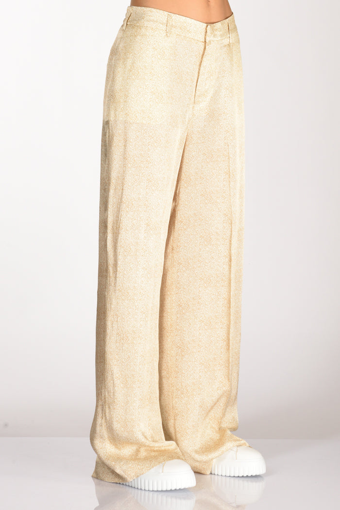 Pt Torino Pantalone L Beige Scuro/beige Chiaro Donna - 5