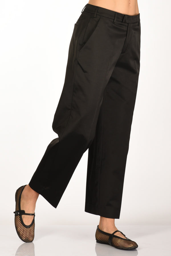 Pt Torino Pantalone Emma Nero Donna