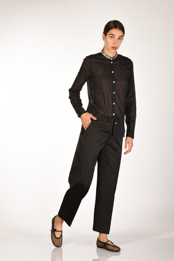 Pt Torino Pantalone Emma Nero Donna-2