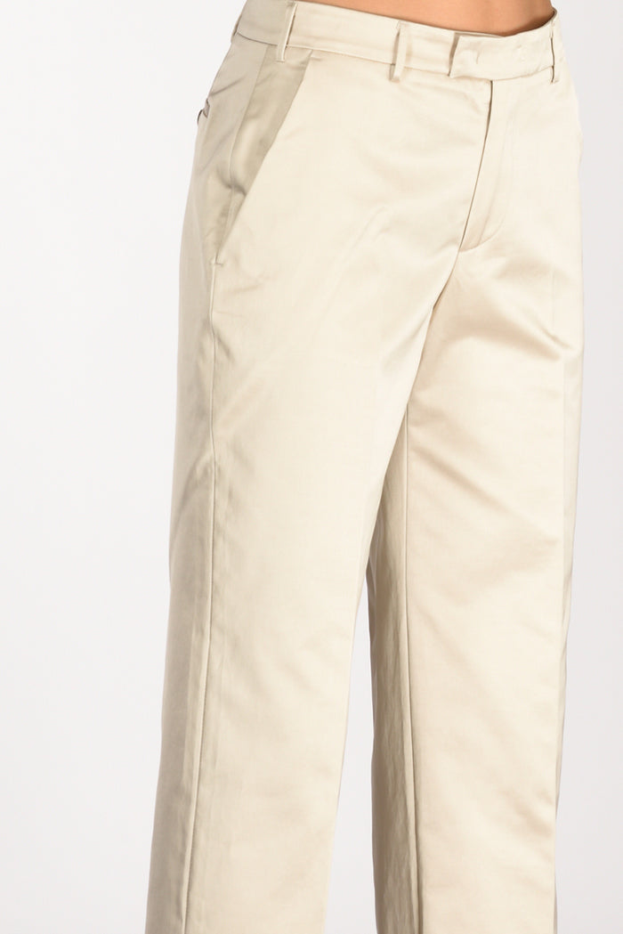 Pt Torino Pantalone Emma Beige Chiaro Donna - 4