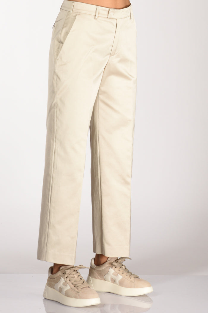 Pt Torino Pantalone Emma Beige Chiaro Donna - 5