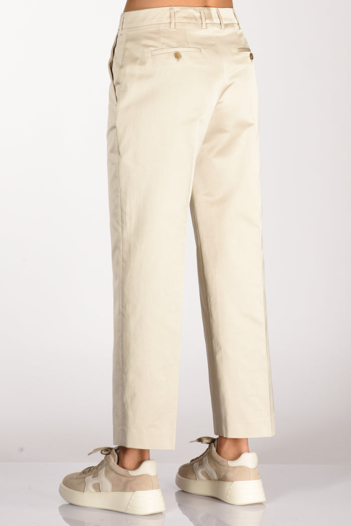 Pt Torino Pantalone Emma Beige Chiaro Donna - 6