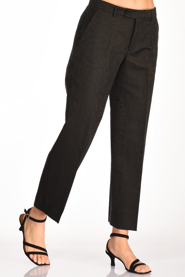 Pt Torino Pantalone Emma Nero Donna