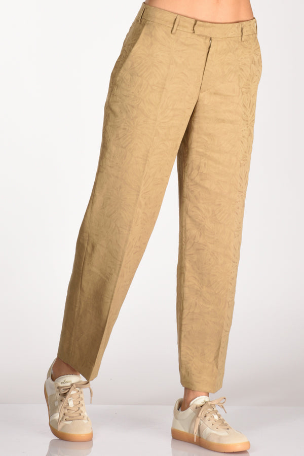 Pt Torino Pantalone Emma Beige Donna