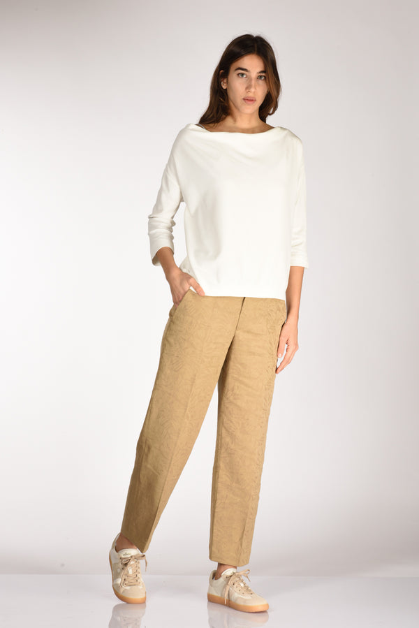 Pt Torino Pantalone Emma Beige Donna-2