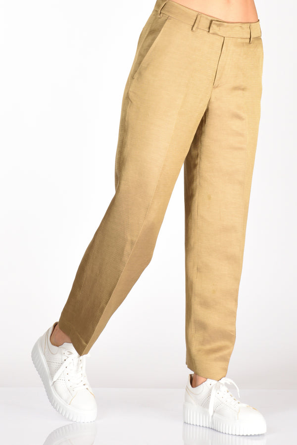 Pt Torino Pantalone Emma Beige Donna