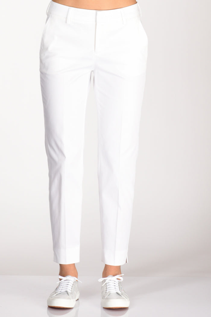 Pt Torino Pantalone New York Bianco Donna - 3