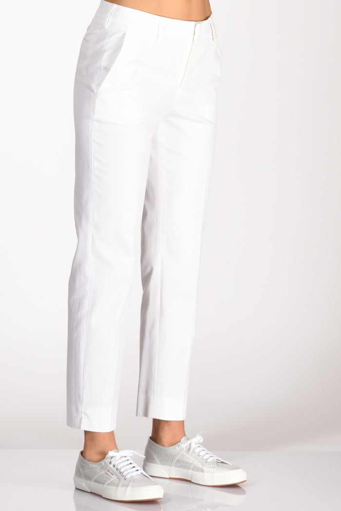 Pt Torino Pantalone New York Bianco Donna - 4