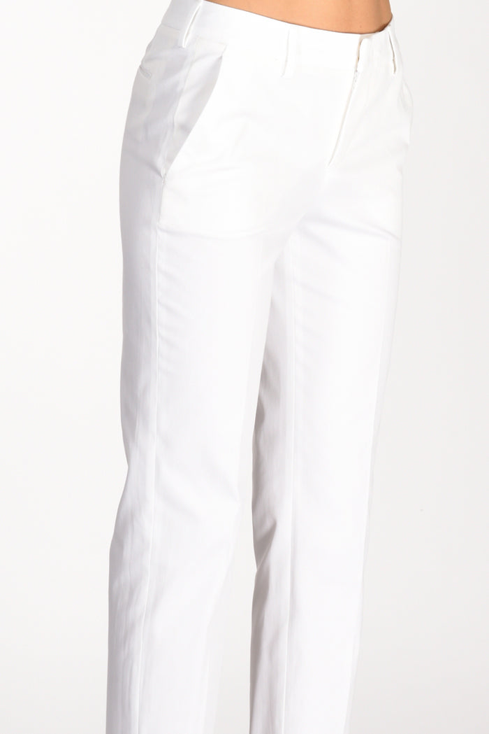 Pt Torino Pantalone New York Bianco Donna - 5