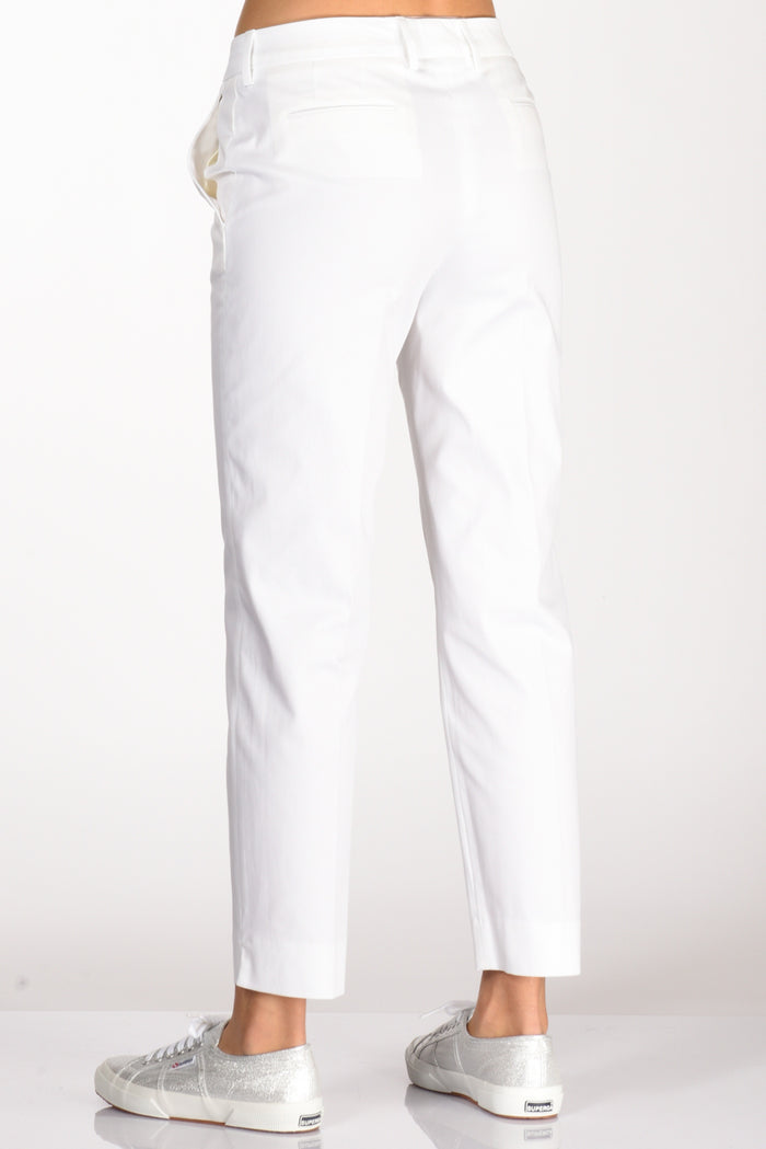 Pt Torino Pantalone New York Bianco Donna - 6