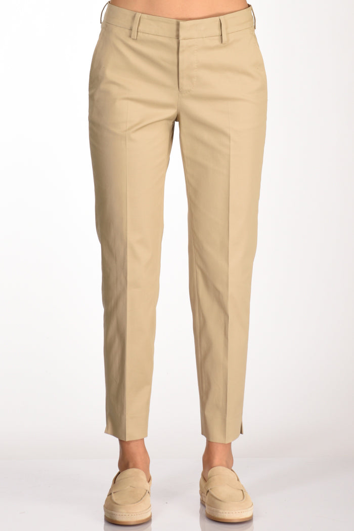 Pt Torino Pantalone New York Beige Donna - 3