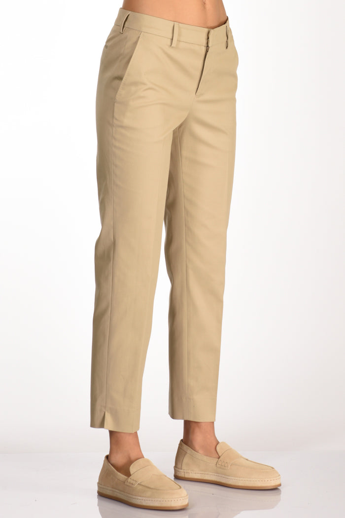 Pt Torino Pantalone New York Beige Donna - 4