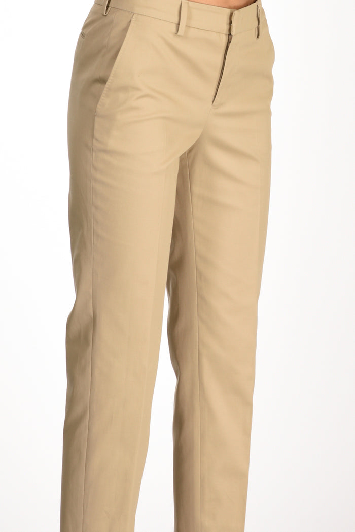 Pt Torino Pantalone New York Beige Donna - 5