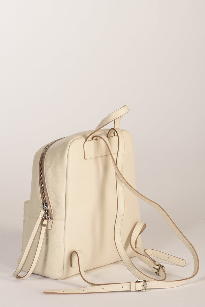 Gianni Chiarini Zaino Luna Bianco Naturale Donna - 4