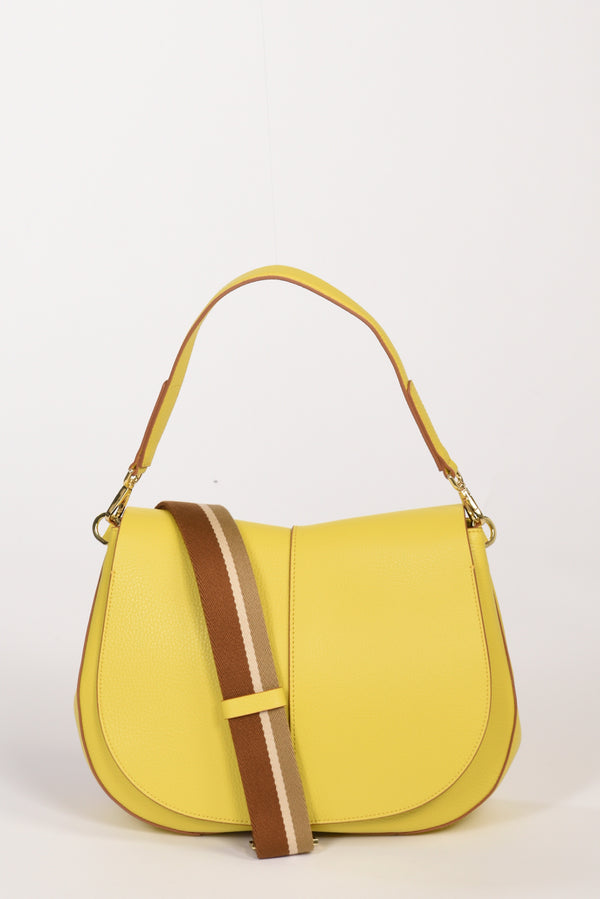 Gianni Chiarini Borsa Helena Round Giallo Donna