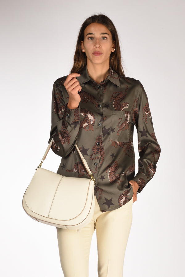 Gianni Chiarini Borsa Helena Round Bianco Naturale Donna-2
