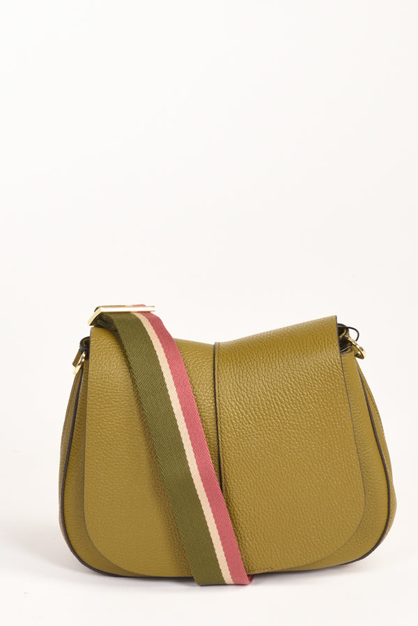 Gianni Chiarini Borsa Helena Round Verde Olivo Donna