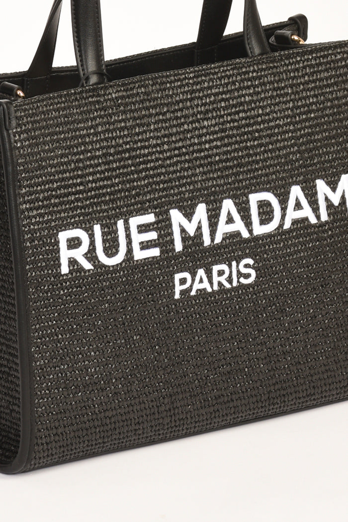 Rue Madam Paris Borsa Summer Tote Nero Donna - 4