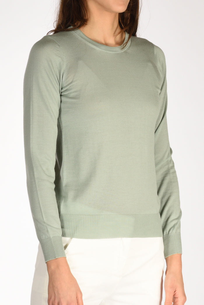 Drumohr Maglia Girocollo Verde Donna - 3