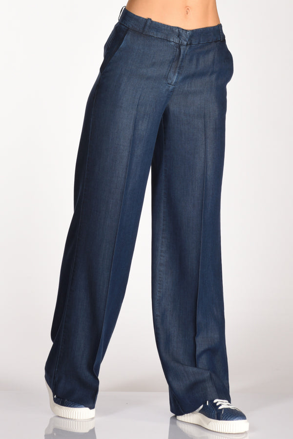 Kiltie Pantalone Andrea Blu Donna