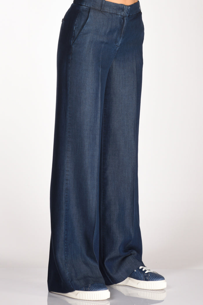 Kiltie Pantalone Andrea Blu Donna - 5