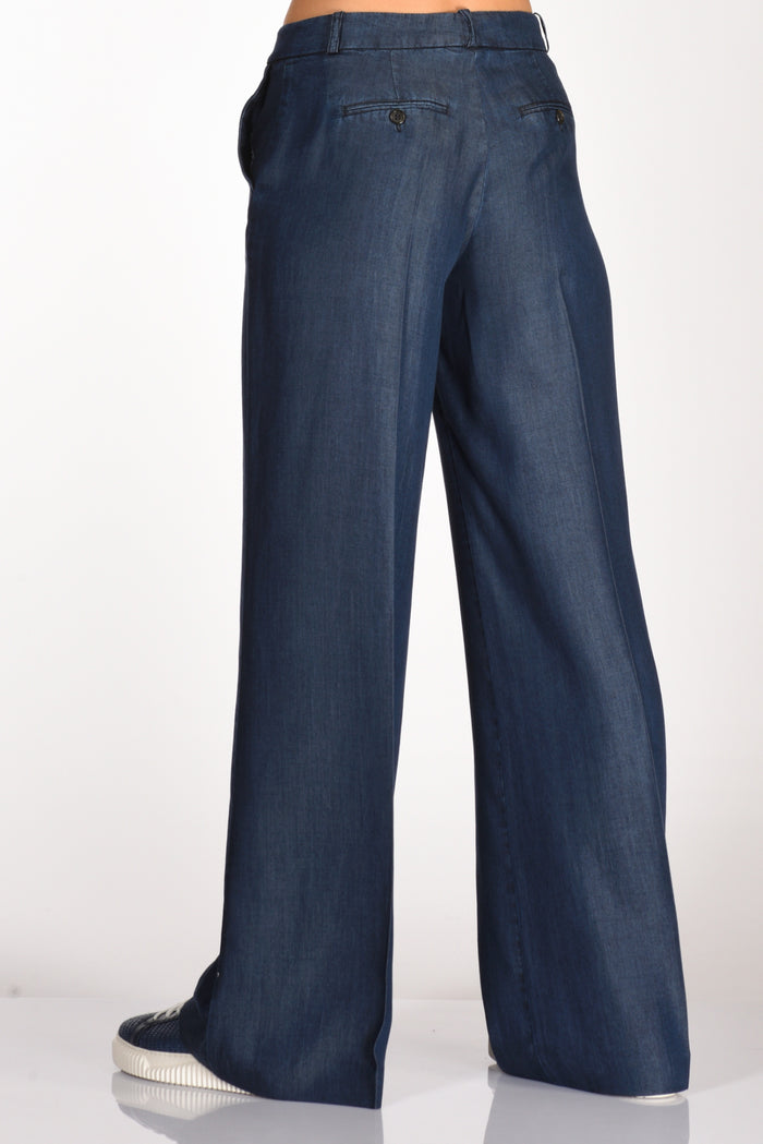 Kiltie Pantalone Andrea Blu Donna - 6