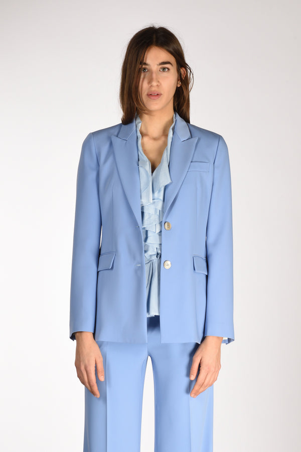 Kiltie Giacca Lapi Azzurro Donna-2