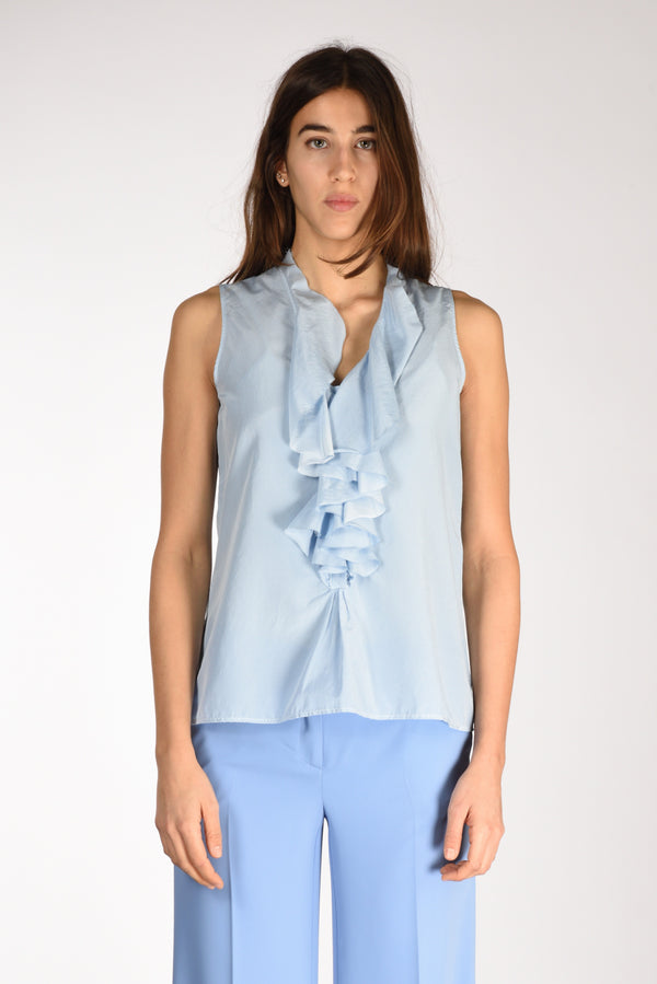 Kiltie Camicia Yvette Azzurro Donna-2