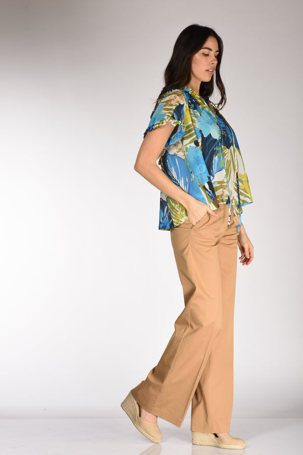 Kiltie Pantalone Andrea Beige Scuro Donna-2