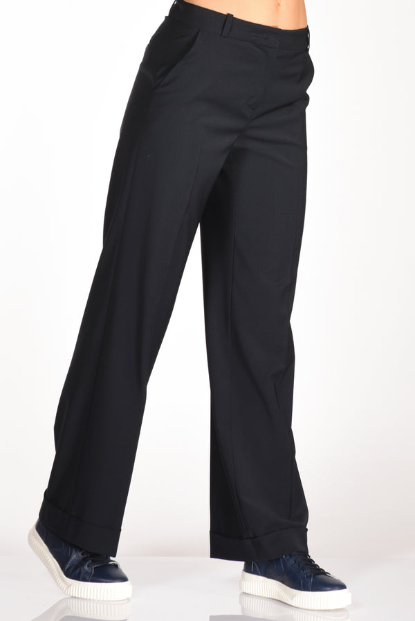 Kiltie Pantalone Andrew Blu Donna