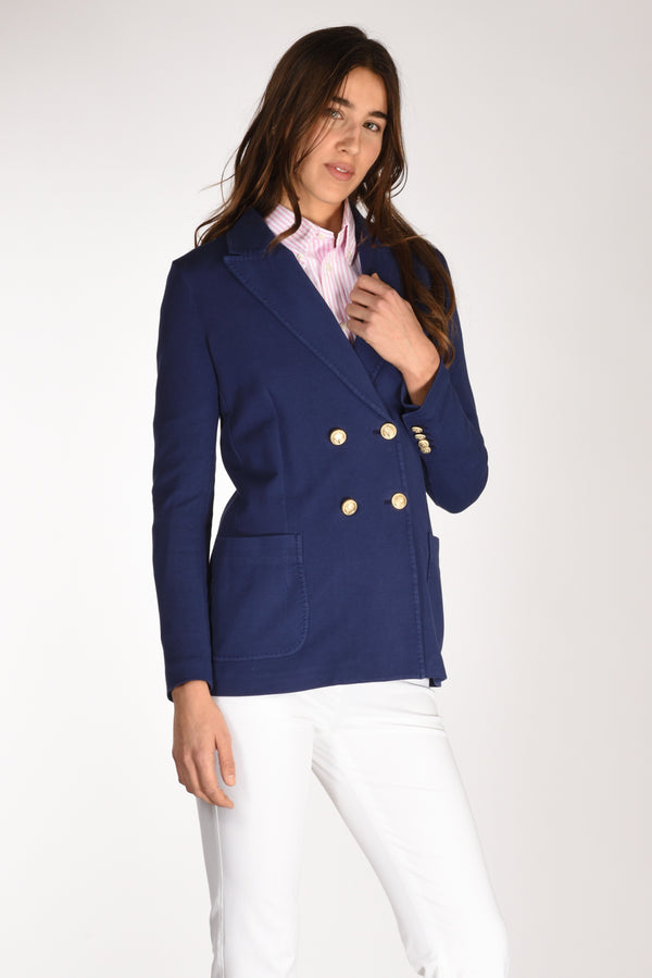 Circolo 1901 Blazer Doppiopetto Blu Donna