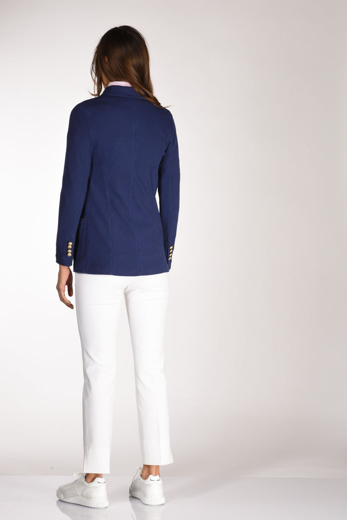 Circolo 1901 Blazer Doppiopetto Blu Donna - 5