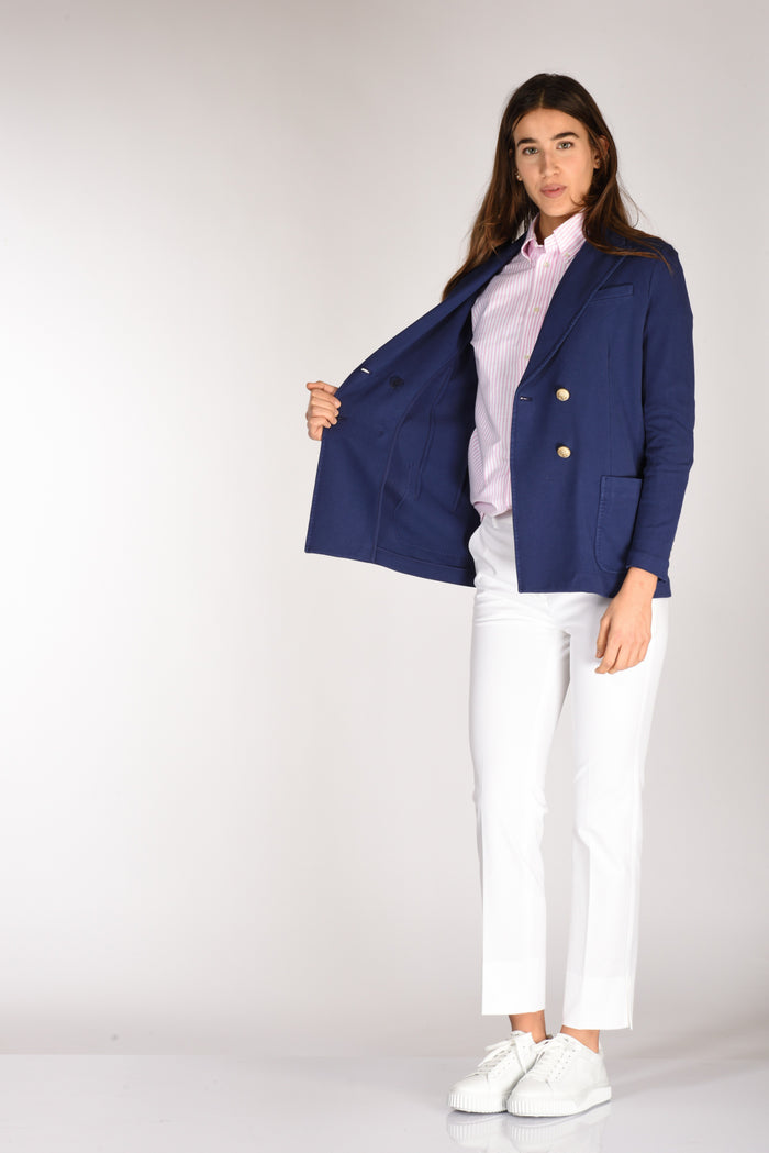 Circolo 1901 Blazer Doppiopetto Blu Donna - 6