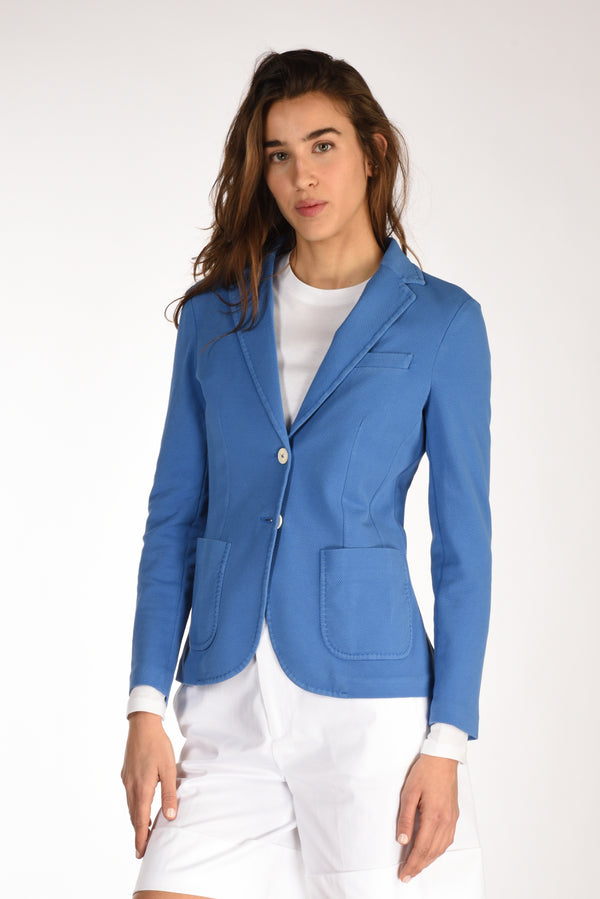 Circolo 1901 Blazer Monopetto Blu Chiaro Donna