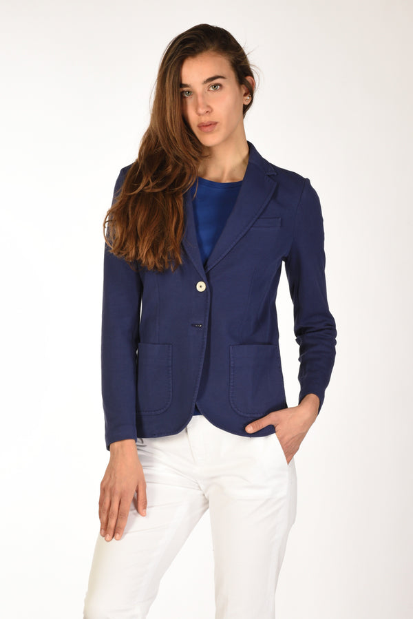 Circolo 1901 Blazer Monopetto Blu Navy Donna