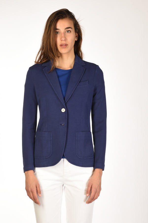 Circolo 1901 Blazer Monopetto Blu Navy Donna-2